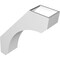 Ekena Millwork 5 1/2-in. W x 20-in. D x 24-in. H Legacy Architectural Grade PVC Knee Brace BRCP055X20X24LEC - alternate 5